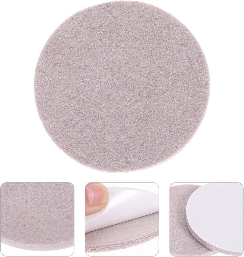 Non Slip Adhesive Felt Furniture Pads 8 5cm Diameter 10pcs Set For Hardwood Floor Protection - Image 4